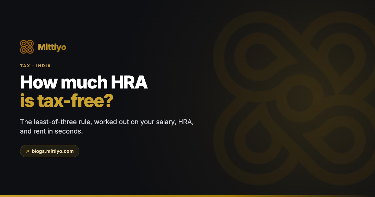 HRA Exemption Calculator (2026): How Much House Rent Allowance Is Tax-Free